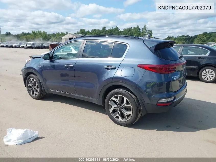 2020 Kia Sportage Ex VIN: KNDPNCAC0L7702079 Lot: 40205351