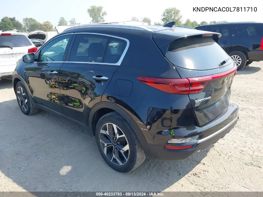 KNDPNCAC0L7811710 2020 Kia Sportage Ex