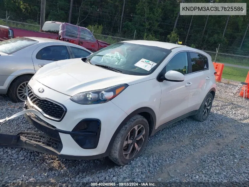 2020 Kia Sportage Lx VIN: KNDPM3AC3L7825586 Lot: 40240965