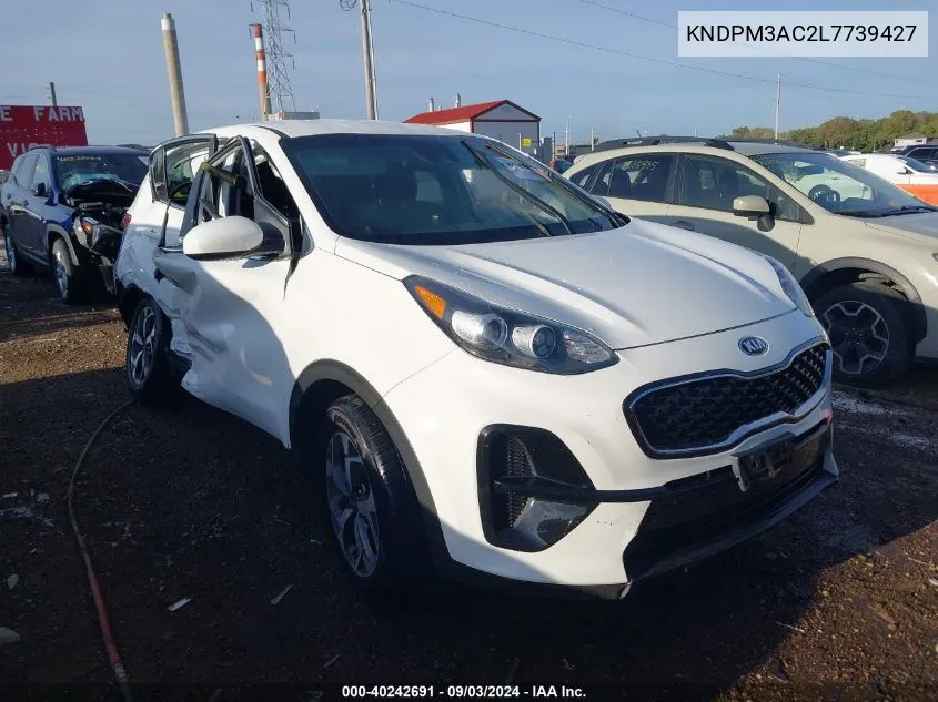 2020 Kia Sportage Lx VIN: KNDPM3AC2L7739427 Lot: 40242691