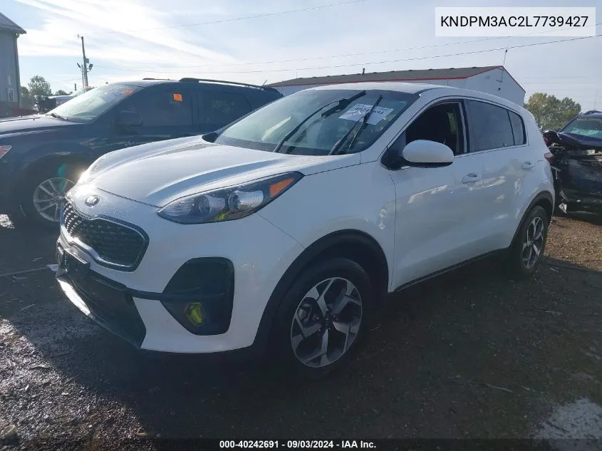 2020 Kia Sportage Lx VIN: KNDPM3AC2L7739427 Lot: 40242691