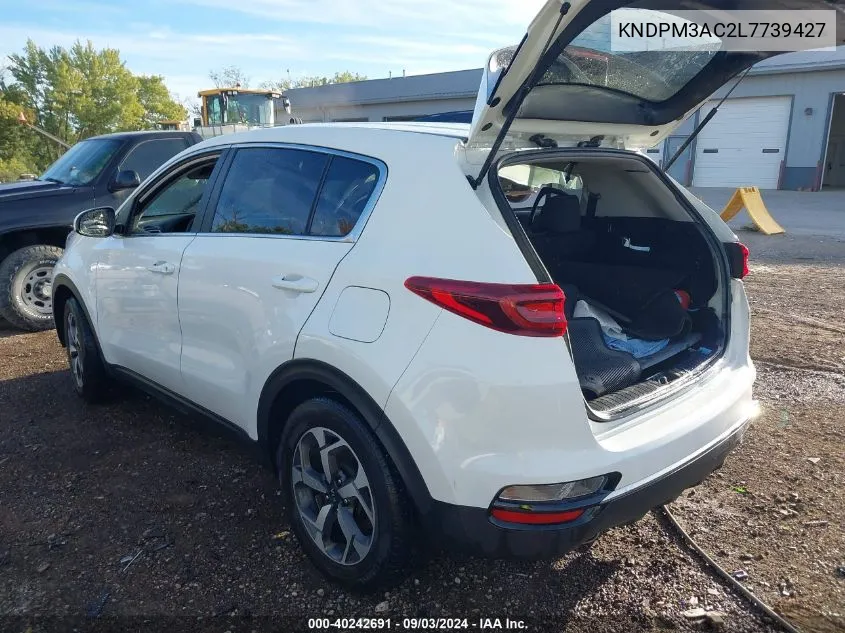 2020 Kia Sportage Lx VIN: KNDPM3AC2L7739427 Lot: 40242691