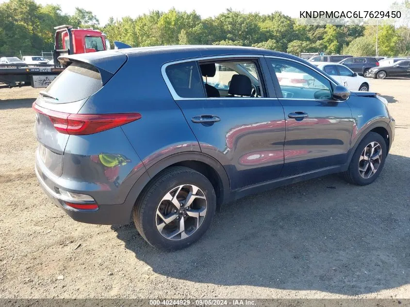 2020 Kia Sportage Lx VIN: KNDPMCAC6L7629450 Lot: 40244929