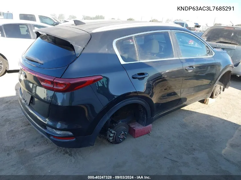 KNDP63AC3L7685291 2020 Kia Sportage S