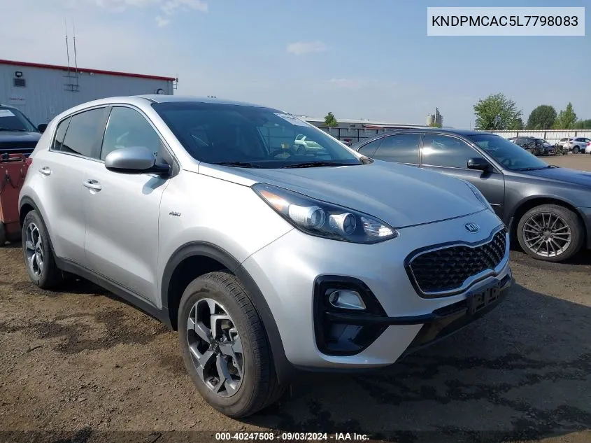 2020 Kia Sportage Lx VIN: KNDPMCAC5L7798083 Lot: 40247508