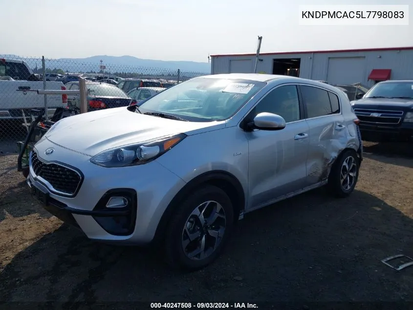 2020 Kia Sportage Lx VIN: KNDPMCAC5L7798083 Lot: 40247508