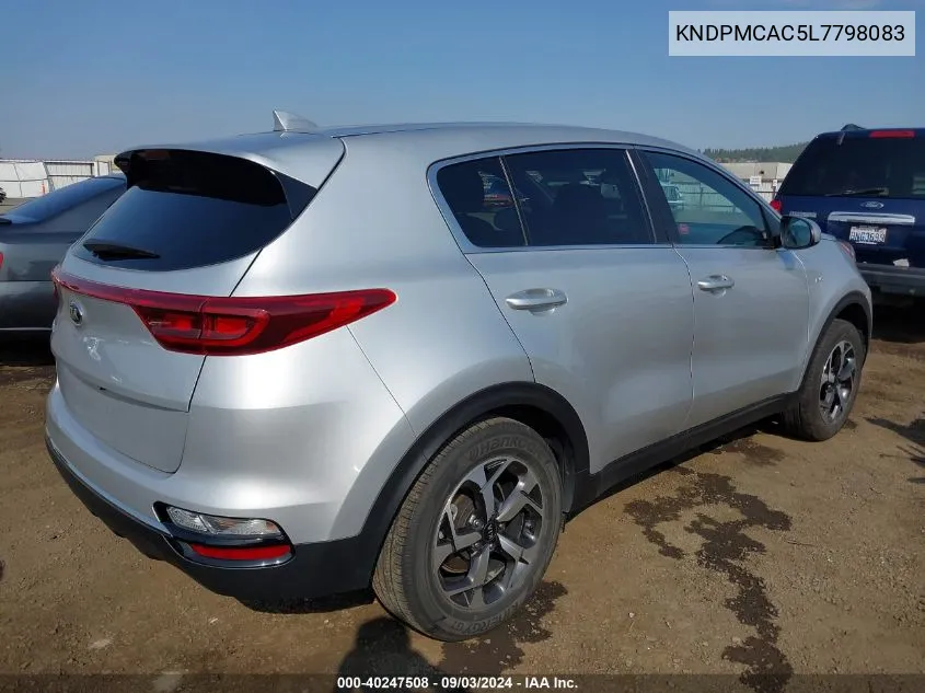 2020 Kia Sportage Lx VIN: KNDPMCAC5L7798083 Lot: 40247508