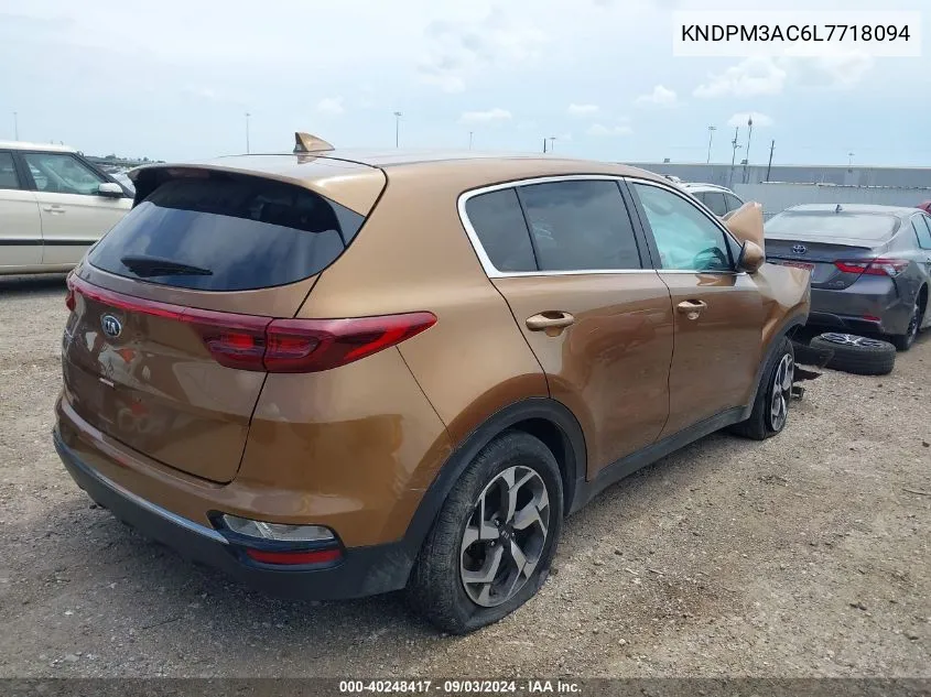 2020 Kia Sportage Lx VIN: KNDPM3AC6L7718094 Lot: 40248417