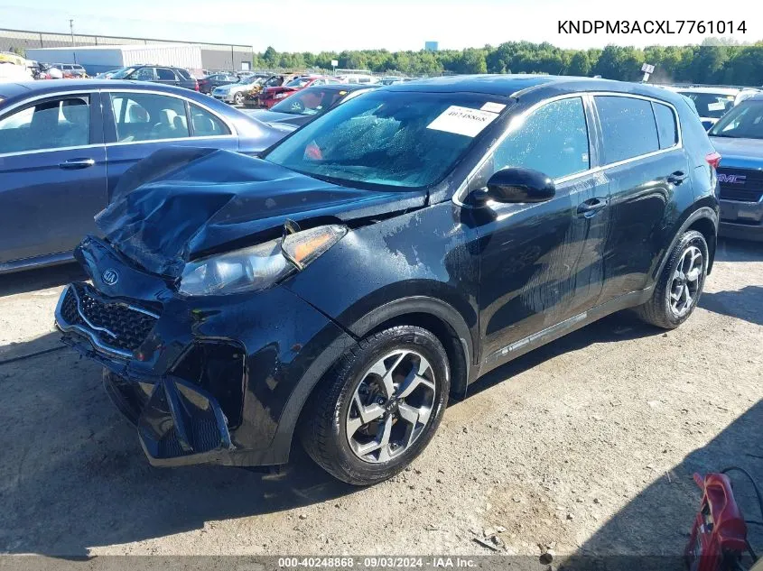 2020 Kia Sportage Lx VIN: KNDPM3ACXL7761014 Lot: 40248868