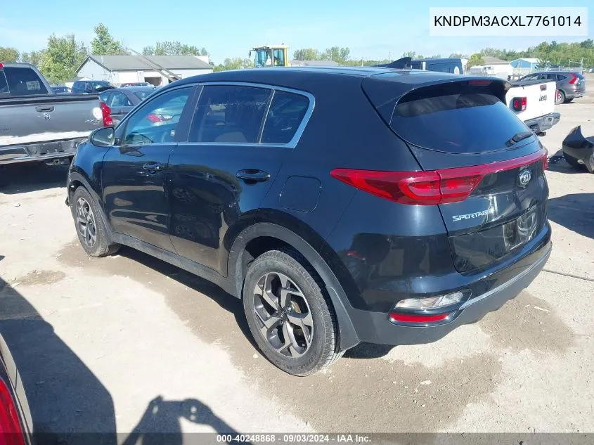 2020 Kia Sportage Lx VIN: KNDPM3ACXL7761014 Lot: 40248868