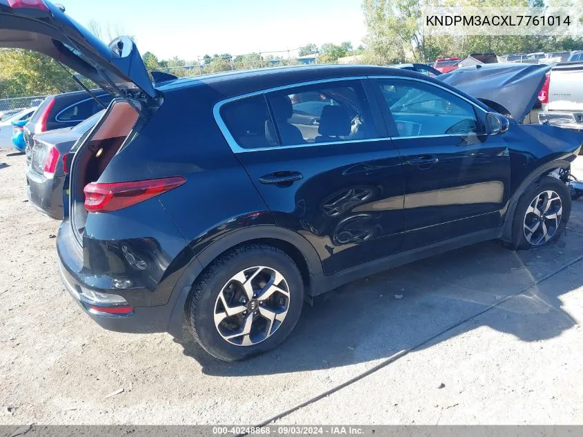 2020 Kia Sportage Lx VIN: KNDPM3ACXL7761014 Lot: 40248868