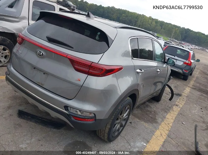 2020 Kia Sportage S VIN: KNDP63AC6L7799530 Lot: 40249407