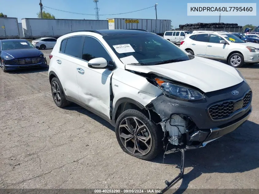 2020 Kia Sportage Sx Turbo VIN: KNDPRCA60L7795460 Lot: 40253290