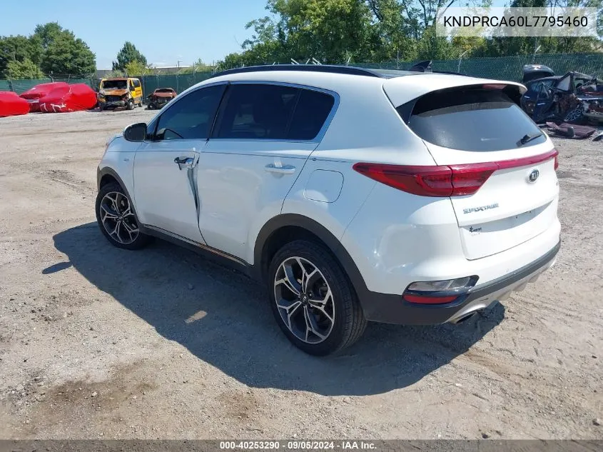 2020 Kia Sportage Sx Turbo VIN: KNDPRCA60L7795460 Lot: 40253290