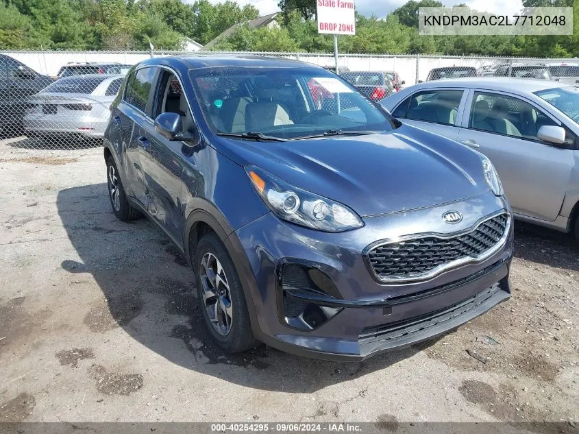 2020 Kia Sportage Lx VIN: KNDPM3AC2L7712048 Lot: 40254295