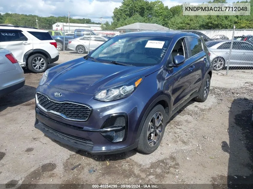 2020 Kia Sportage Lx VIN: KNDPM3AC2L7712048 Lot: 40254295