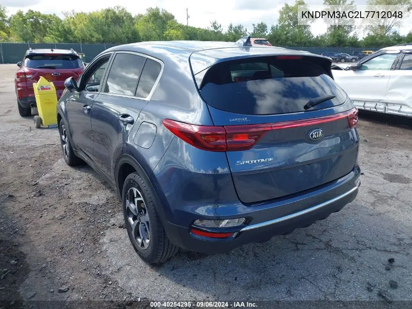 2020 Kia Sportage Lx VIN: KNDPM3AC2L7712048 Lot: 40254295