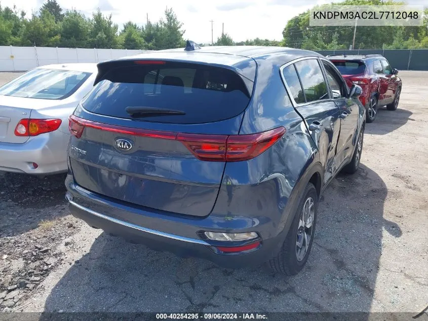 2020 Kia Sportage Lx VIN: KNDPM3AC2L7712048 Lot: 40254295