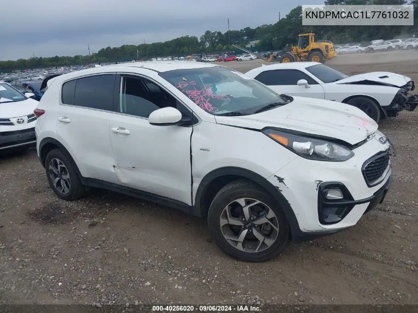 2020 Kia Sportage Lx VIN: KNDPMCAC1L7761032 Lot: 40256020