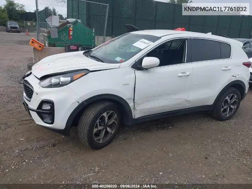 2020 Kia Sportage Lx VIN: KNDPMCAC1L7761032 Lot: 40256020