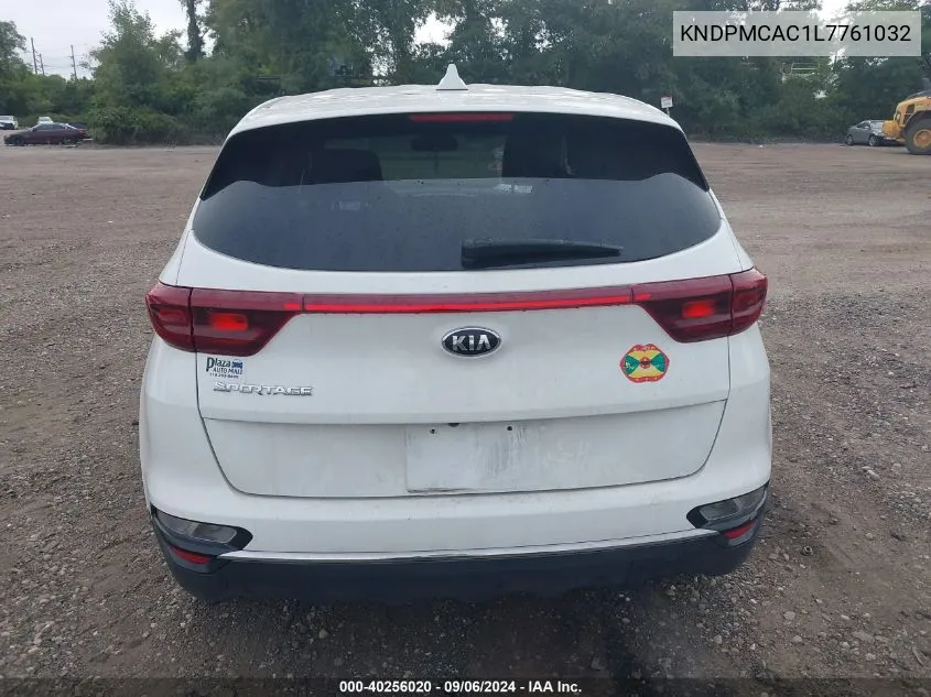 2020 Kia Sportage Lx VIN: KNDPMCAC1L7761032 Lot: 40256020