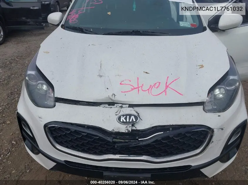 2020 Kia Sportage Lx VIN: KNDPMCAC1L7761032 Lot: 40256020