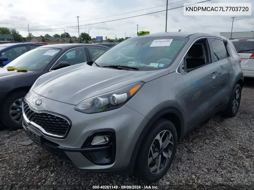 2020 Kia Sportage Lx VIN: KNDPMCAC7L7703720 Lot: 40261149