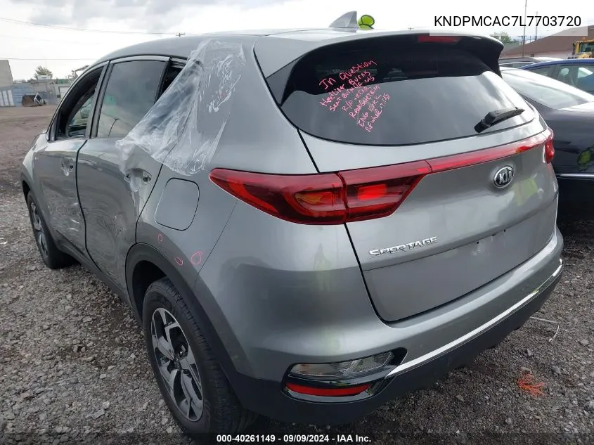 KNDPMCAC7L7703720 2020 Kia Sportage Lx