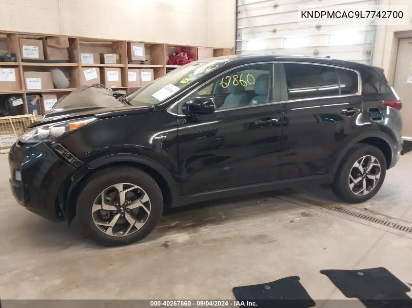 2020 Kia Sportage Lx VIN: KNDPMCAC9L7742700 Lot: 40267860