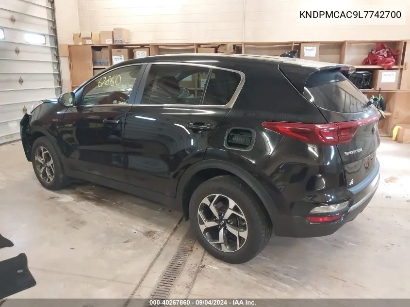 2020 Kia Sportage Lx VIN: KNDPMCAC9L7742700 Lot: 40267860