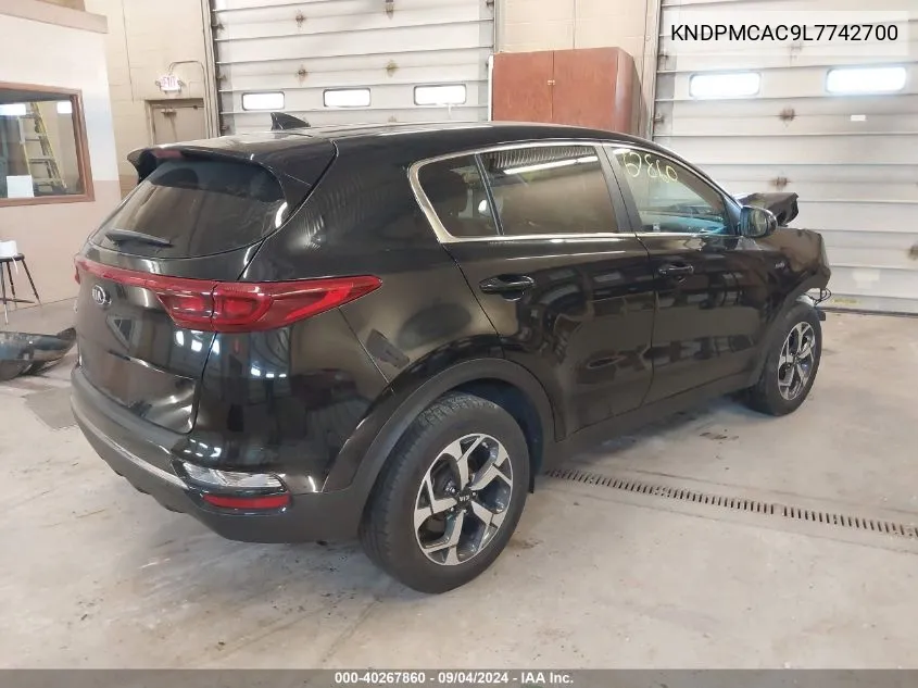 2020 Kia Sportage Lx VIN: KNDPMCAC9L7742700 Lot: 40267860