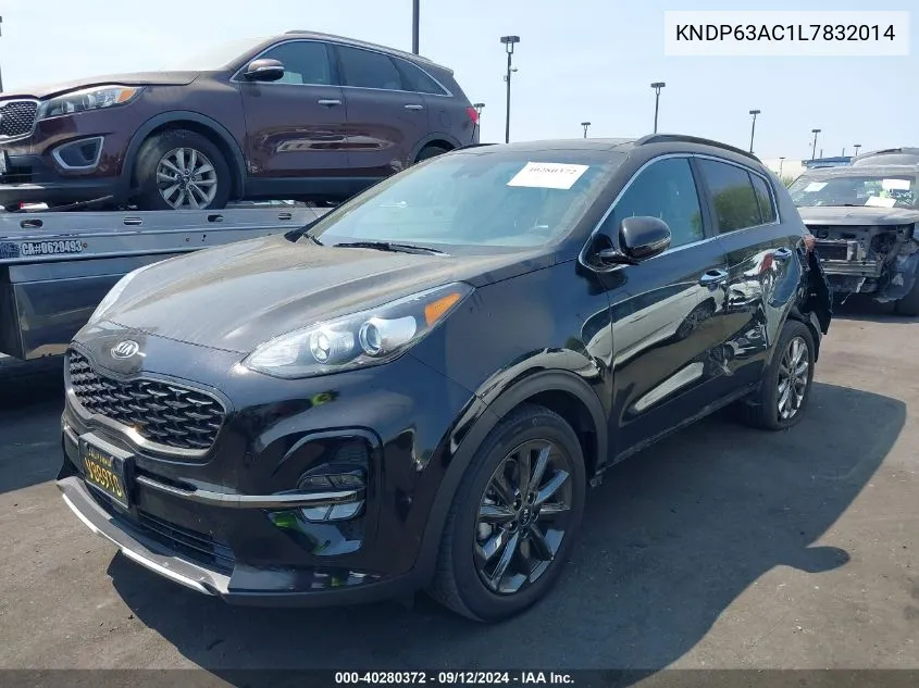 2020 Kia Sportage S VIN: KNDP63AC1L7832014 Lot: 40280372