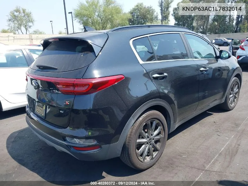 2020 Kia Sportage S VIN: KNDP63AC1L7832014 Lot: 40280372