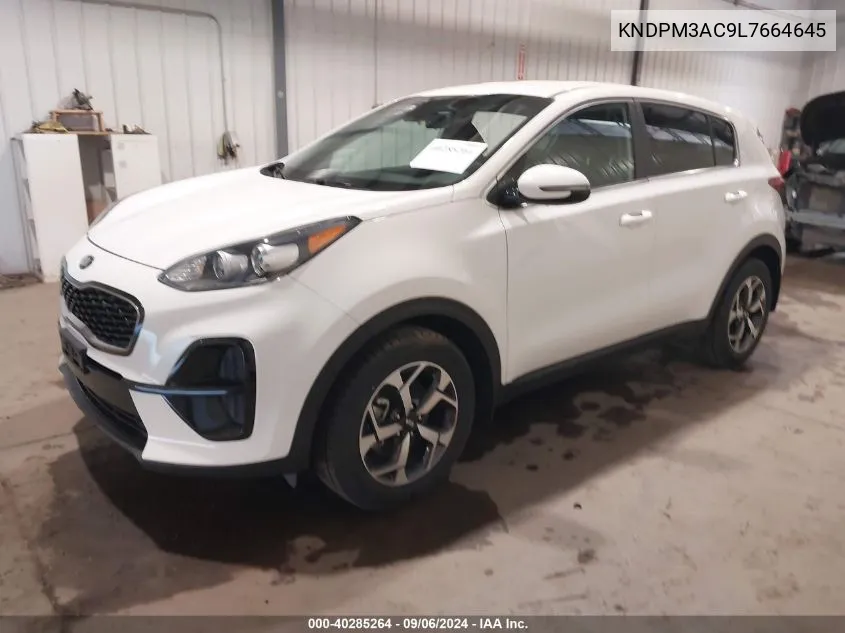 2020 Kia Sportage Lx VIN: KNDPM3AC9L7664645 Lot: 40285264