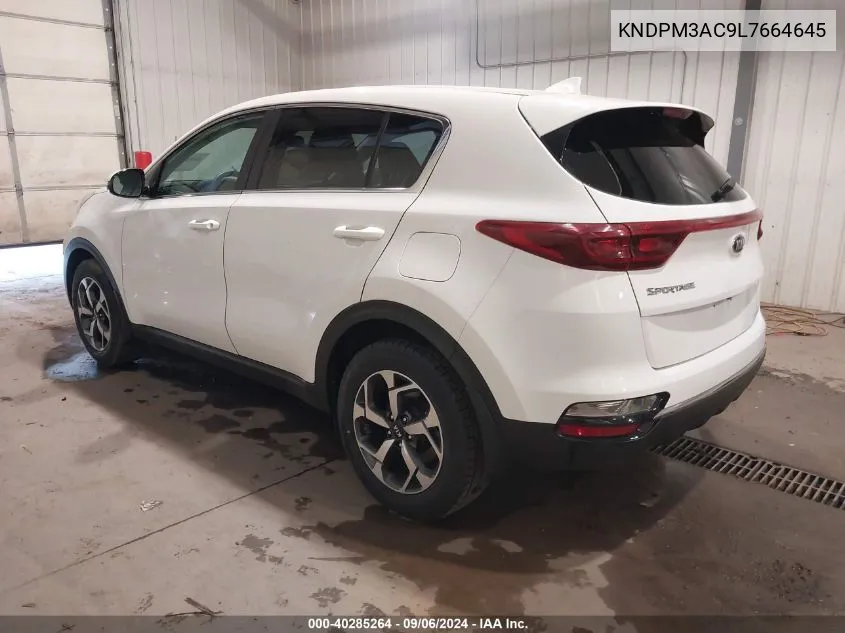 2020 Kia Sportage Lx VIN: KNDPM3AC9L7664645 Lot: 40285264