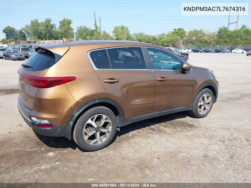 KNDPM3AC7L7674316 2020 Kia Sportage Lx