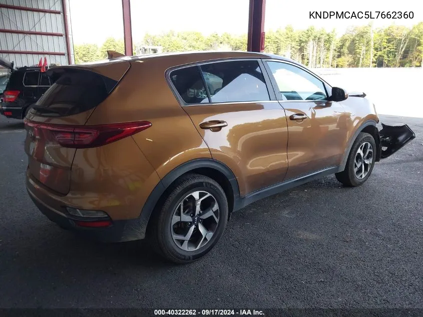 KNDPMCAC5L7662360 2020 Kia Sportage Lx