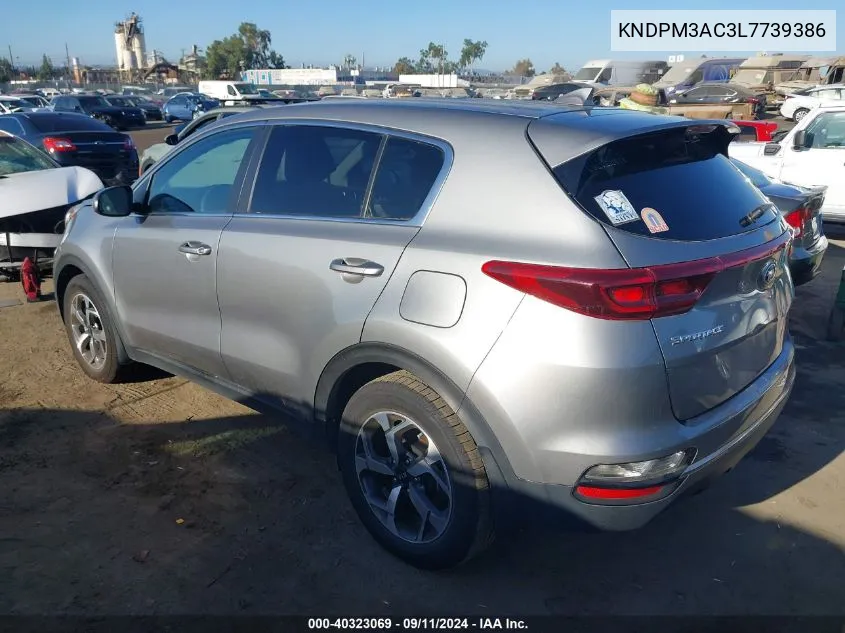 KNDPM3AC3L7739386 2020 Kia Sportage Lx