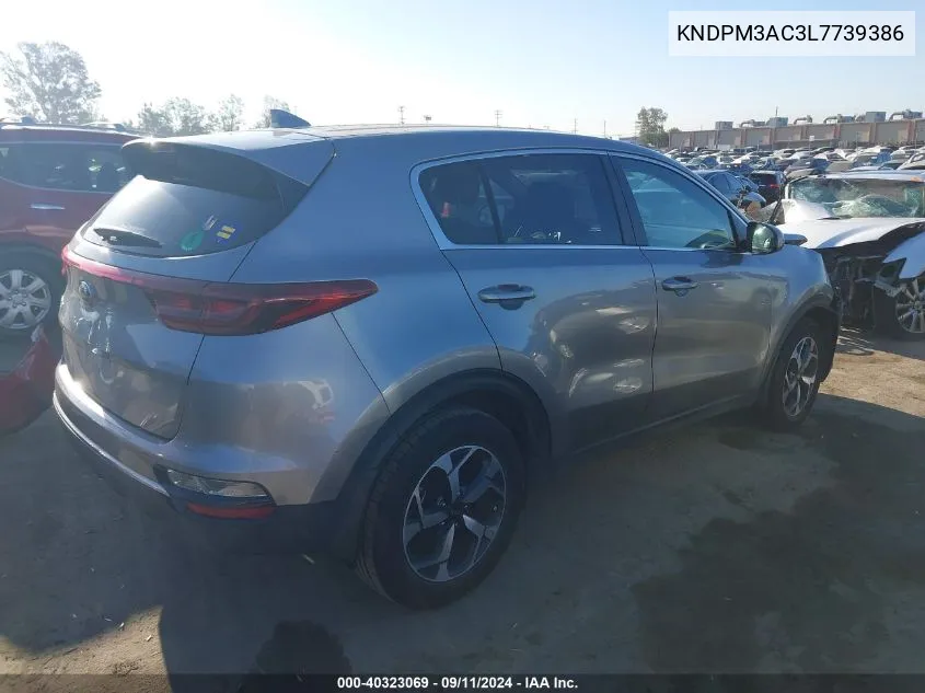 KNDPM3AC3L7739386 2020 Kia Sportage Lx