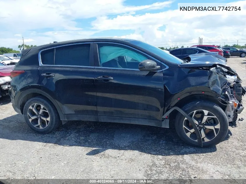 2020 Kia Sportage Lx VIN: KNDPM3ACXL7742754 Lot: 40324065