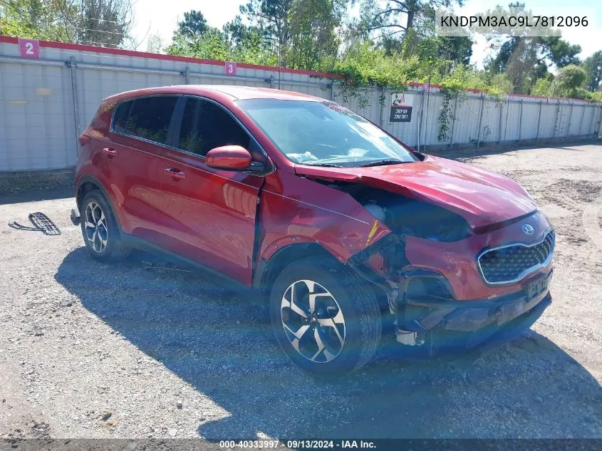 2020 Kia Sportage Lx VIN: KNDPM3AC9L7812096 Lot: 40333997