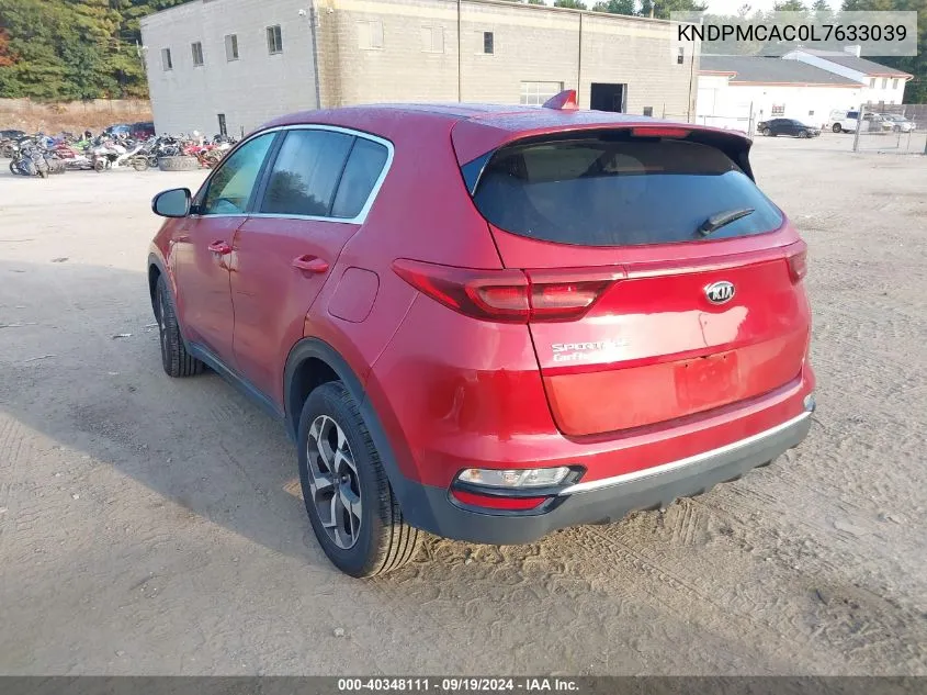 2020 Kia Sportage Lx VIN: KNDPMCAC0L7633039 Lot: 40348111