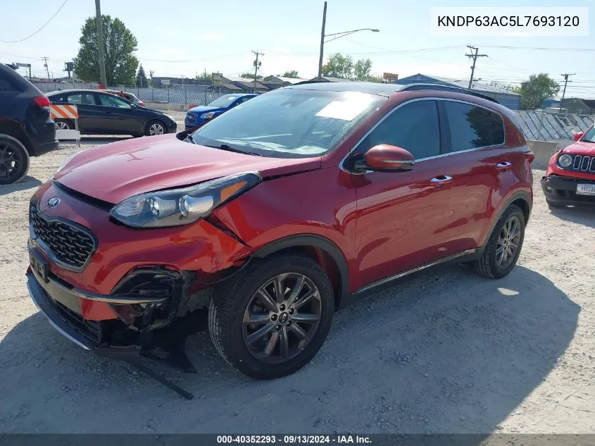 2020 Kia Sportage S VIN: KNDP63AC5L7693120 Lot: 40352293