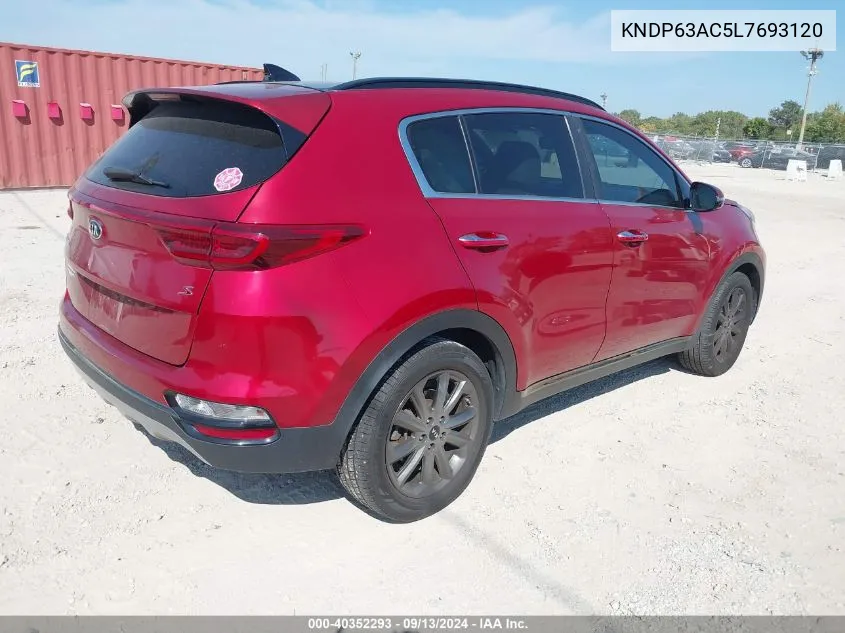 2020 Kia Sportage S VIN: KNDP63AC5L7693120 Lot: 40352293