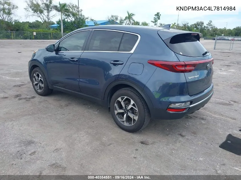 KNDPM3AC4L7814984 2020 Kia Sportage Lx