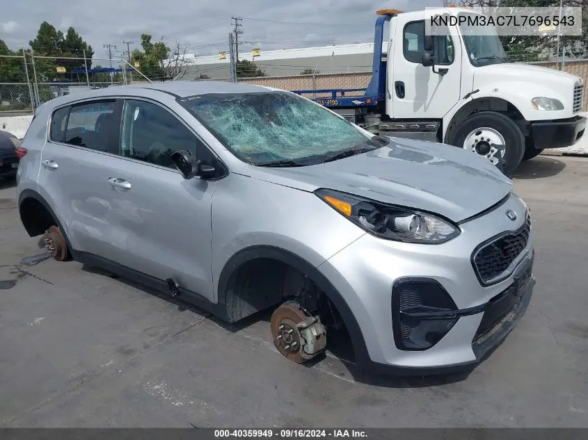 2020 Kia Sportage Lx VIN: KNDPM3AC7L7696543 Lot: 40359949