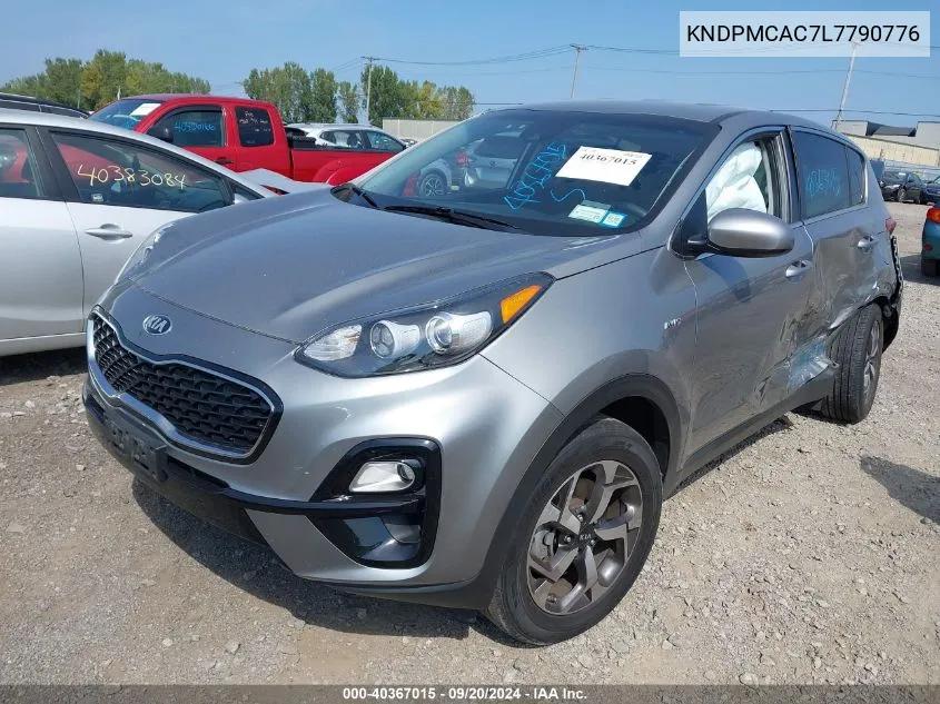 2020 Kia Sportage Lx VIN: KNDPMCAC7L7790776 Lot: 40367015