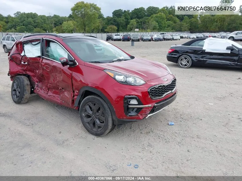 2020 Kia Sportage S VIN: KNDP6CAC3L7664750 Lot: 40367866