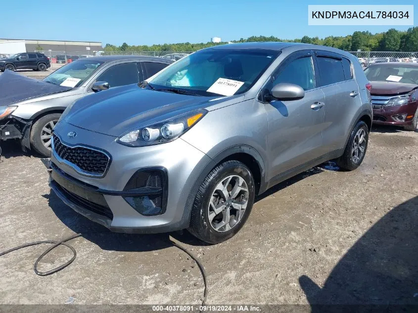 KNDPM3AC4L784034 2020 Kia Sportage Lx