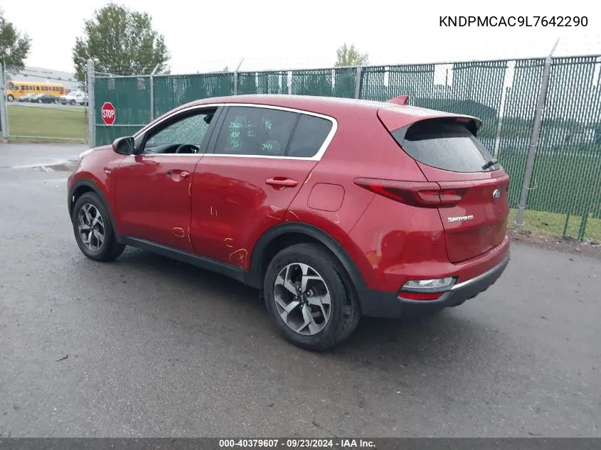 2020 Kia Sportage Lx VIN: KNDPMCAC9L7642290 Lot: 40379607